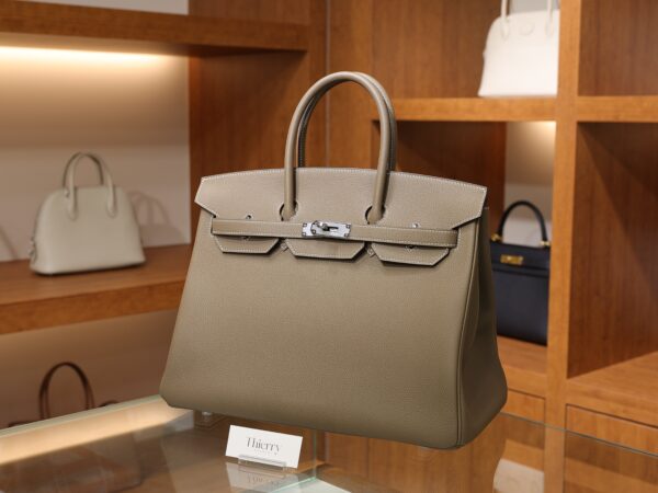 버킨 35 토고 에토프 은장 001_SBJ_7933 Birkin 35 Togo Etoupe PHW
