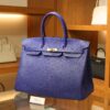 Birkin 40 Togo Bleu Electrique GHW