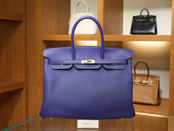 Birkin 40 Togo Bleu Electrique GHW