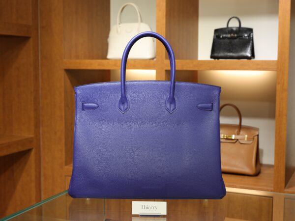 Birkin 40 Togo Bleu Electrique GHW