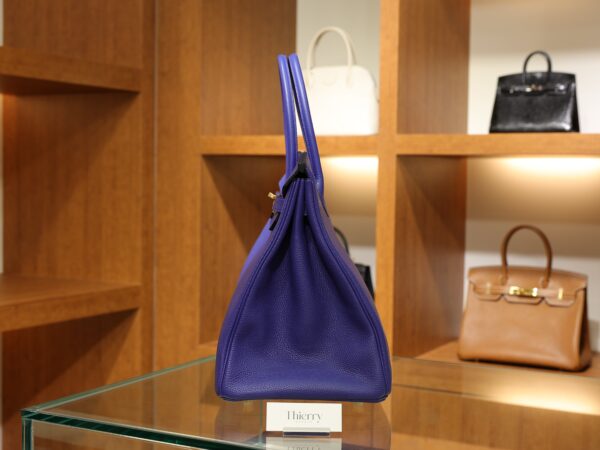 Birkin 40 Togo Bleu Electrique GHW