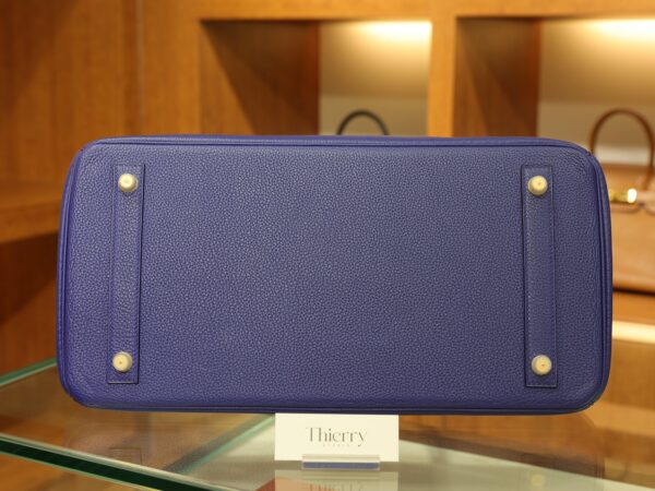 Birkin 40 Togo Bleu Electrique GHW
