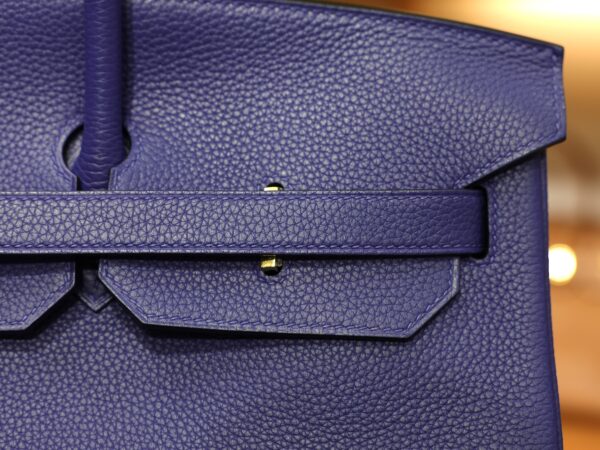 Birkin 40 Togo Bleu Electrique GHW