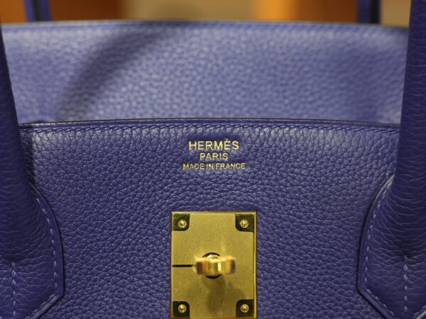Birkin 40 Togo Bleu Electrique GHW
