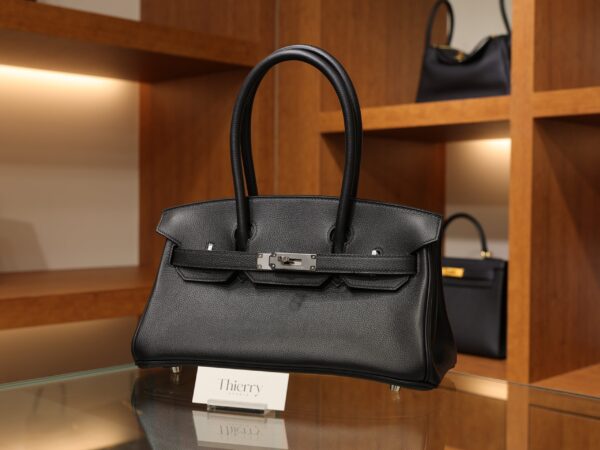 Shoulder Birkin 29 Evercolor Black PHW