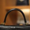 Kelly 25 Matte Porosus Black GHW