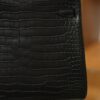 Kelly 25 Matte Porosus Black GHW