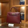 Kelly 25 Box Sellier Rouge H GHW