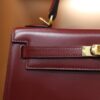 Kelly 25 Box Sellier Rouge H GHW