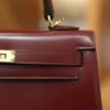 Kelly 25 Box Sellier Rouge H GHW