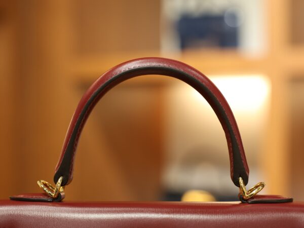 Kelly 25 Box Sellier Rouge H GHW