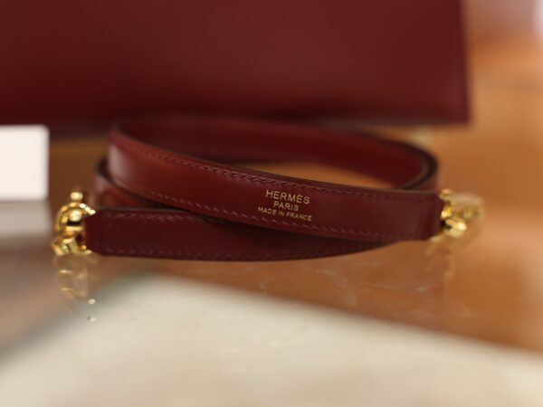 Kelly 25 Box Sellier Rouge H GHW