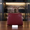 Kelly 25 Box Sellier Bordeaux GHW