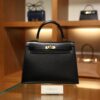 Kelly 25 Box Sellier Black GHW