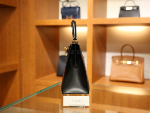 Kelly 25 Box Sellier Black GHW