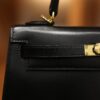 Kelly 25 Box Sellier Black GHW