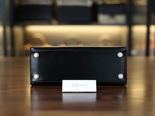 Kelly 25 Box Sellier Black GHW