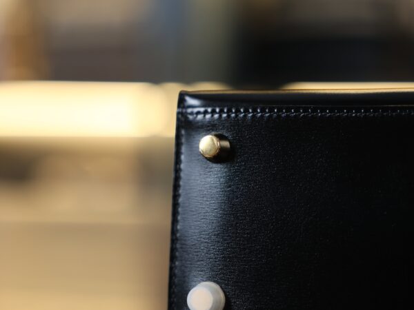Kelly 25 Box Sellier Black GHW