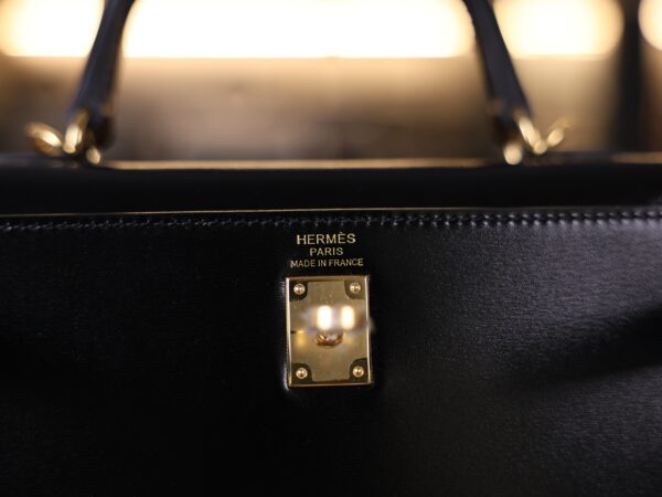Kelly 25 Box Sellier Black GHW