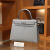 Kelly 25 Epsom Gris Pantin PHW