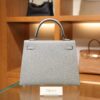 Kelly 25 Epsom Gris Pantin PHW