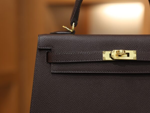 Kelly 25 Epsom Rouge Sellier GHW