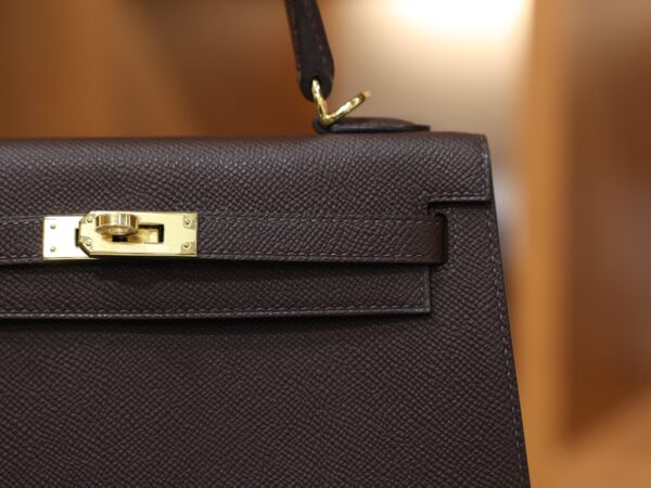 Kelly 25 Epsom Rouge Sellier GHW
