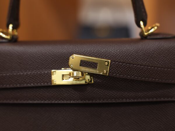 Kelly 25 Epsom Rouge Sellier GHW