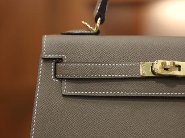 Kelly 25 Epsom Etoupe GHW