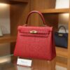 Kelly 25 Togo Rouge Casaque GHW