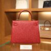 Kelly 25 Togo Rouge Casaque GHW
