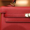 Kelly 25 Togo Rouge Casaque GHW