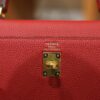 Kelly 25 Togo Rouge Casaque GHW