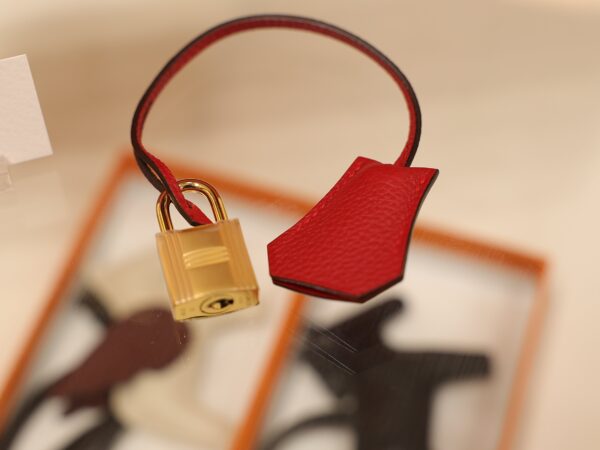 Kelly 25 Togo Rouge Casaque GHW
