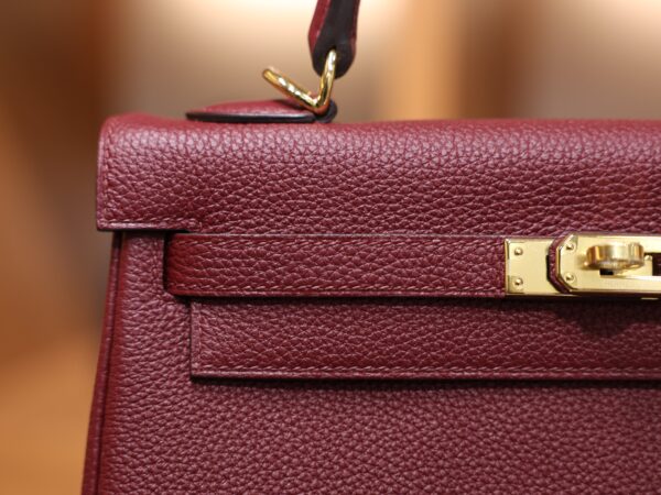 Kelly 25 Togo Rouge H GHW