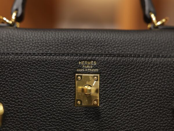 Kelly 25 Togo Black GHW