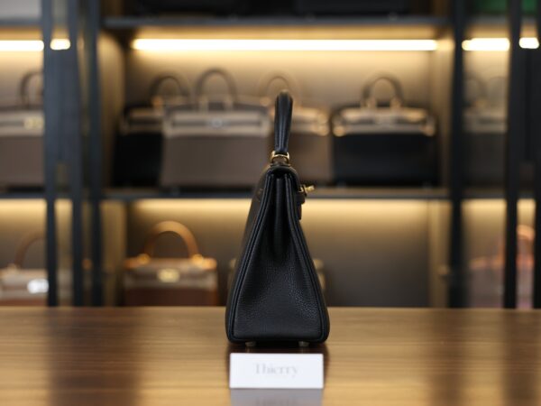 Kelly 25 Togo Black GHW