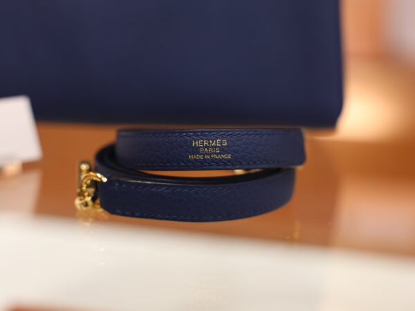 Kelly 25 Togo Bleu de Prusse GHW
