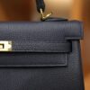 Kelly 25 Togo Bleu Nuit GHW