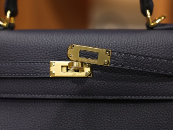 Kelly 25 Togo Bleu Nuit GHW
