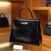 Kelly 28 Box Retourne Black PHW