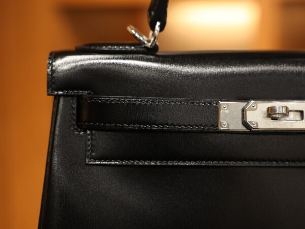 Kelly 28 Box Retourne Black PHW