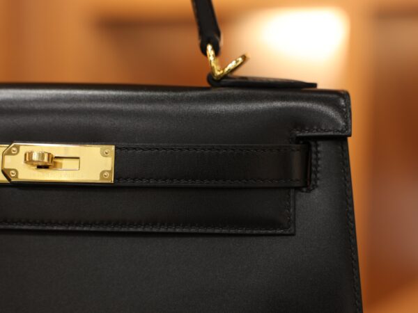 Kelly 28 Box Sellier Black GHW