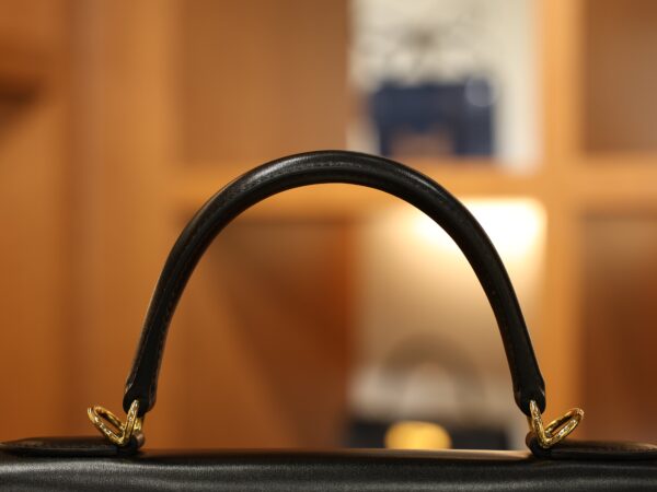 Kelly 28 Box Sellier Black GHW