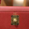 Kelly 28 Epsom Rouge Casaque GHW