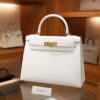 Kelly 28 Epsom Blanc GHW