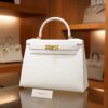 Kelly 28 Epsom Blanc GHW