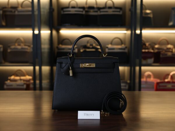 Kelly 28 Epsom Black GHW