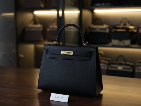 Kelly 28 Epsom Black GHW