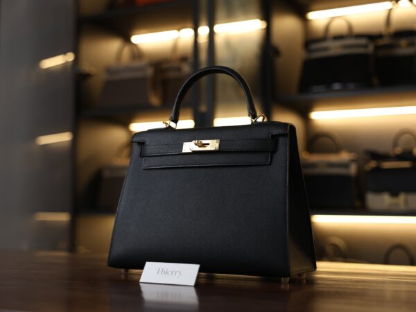 Kelly 28 Epsom Black GHW